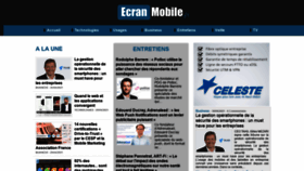 What Ecranmobile.fr website looked like in 2021 (3 years ago)