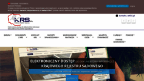 What Ekrs.pl website looked like in 2021 (3 years ago)