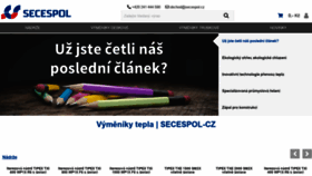 What Esecespol.cz website looked like in 2021 (3 years ago)