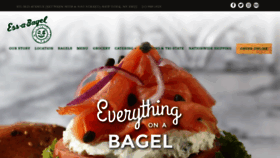 What Ess-a-bagel.com website looked like in 2021 (3 years ago)