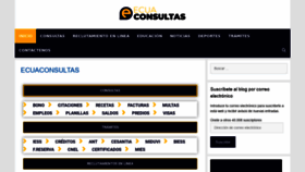 What Ecuaconsultas.ec website looked like in 2021 (4 years ago)