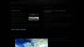 What Ericmmartin.com website looked like in 2021 (3 years ago)