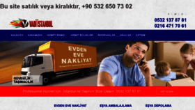 What Evdenevenakliyatciyiz.com website looked like in 2021 (3 years ago)