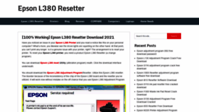 What Epsonl380resetter.com website looked like in 2021 (3 years ago)