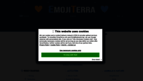 What Emojiterra.com website looked like in 2021 (2 years ago)