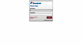 What Extranet.dominos.co.uk website looked like in 2021 (3 years ago)