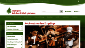 What Erzgebirgsshop24.de website looked like in 2021 (3 years ago)