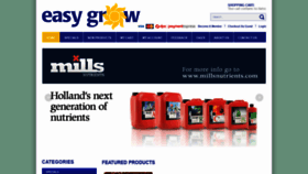 What Easygrow.co.nz website looked like in 2021 (2 years ago)