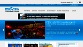 What Econostrum.info website looked like in 2021 (2 years ago)