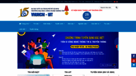 What Elearning.uit.edu.vn website looked like in 2021 (3 years ago)