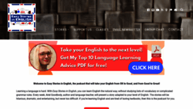 What Easystoriesinenglish.com website looked like in 2021 (3 years ago)