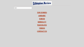 What Ethiopianreview.com website looked like in 2021 (2 years ago)