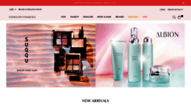 What Everglowcosmetics.com website looked like in 2021 (2 years ago)