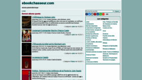 What Ebookchasseur.com website looked like in 2021 (2 years ago)