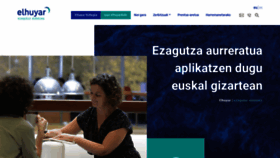 What Elhuyar.eus website looked like in 2021 (2 years ago)