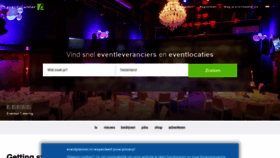 What Eventplanner.nl website looked like in 2021 (2 years ago)