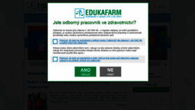 What Edukafarm.cz website looked like in 2021 (2 years ago)