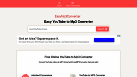 What Easymp3converter.com website looked like in 2021 (2 years ago)