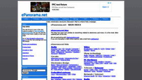 What Epanorama.net website looked like in 2021 (2 years ago)
