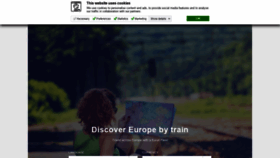 What Eurail.com website looked like in 2021 (2 years ago)