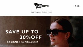What Eyesave.com website looked like in 2021 (2 years ago)