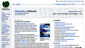 What Es.wikipedia.org website looked like in 2021 (2 years ago)