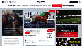 What Equidia.fr website looked like in 2021 (2 years ago)
