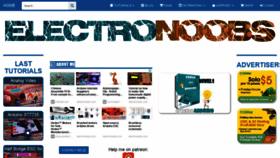 What Electronoobs.com website looked like in 2021 (2 years ago)