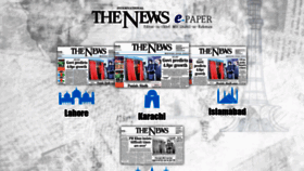 What E.thenews.com.pk website looked like in 2021 (2 years ago)