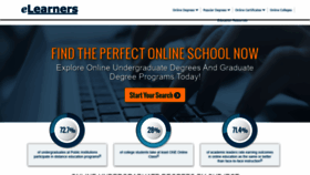 What Elearners.com website looked like in 2021 (2 years ago)