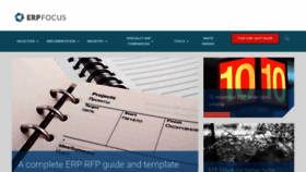 What Erpfocus.com website looked like in 2021 (2 years ago)