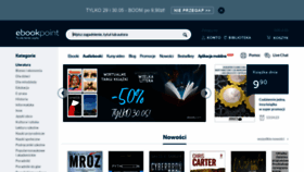 What Ebookpoint.pl website looked like in 2021 (4 years ago)