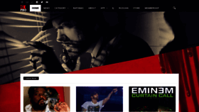 What Eminem.news website looked like in 2021 (2 years ago)