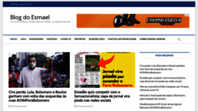 What Esmaelmorais.com.br website looked like in 2021 (2 years ago)