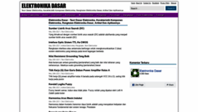 What Elektronika-dasar.web.id website looked like in 2021 (2 years ago)