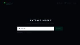 What Extract.pics website looked like in 2021 (2 years ago)