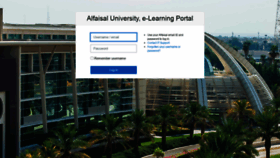 What Elearning.alfaisal.edu website looked like in 2021 (2 years ago)