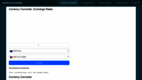 What Exchangerates247.com website looked like in 2021 (2 years ago)