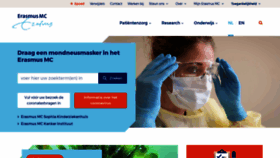 What Erasmusmc.nl website looked like in 2021 (2 years ago)