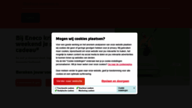 What Eneco.be website looked like in 2021 (2 years ago)