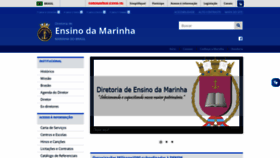 What Ensino.mar.mil.br website looked like in 2021 (2 years ago)