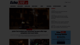 What Echolive.ie website looked like in 2021 (2 years ago)