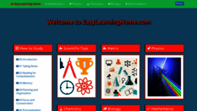 What Easylearninghome.com website looked like in 2021 (2 years ago)