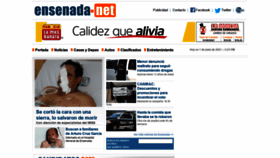 What Ensenada.net website looked like in 2021 (2 years ago)