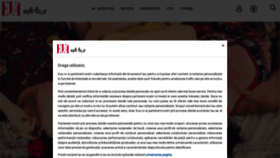 What Eva.ro website looked like in 2021 (4 years ago)