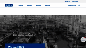 What Eriks.co.uk website looked like in 2021 (2 years ago)