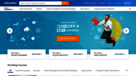 What Edureka.co website looked like in 2021 (2 years ago)