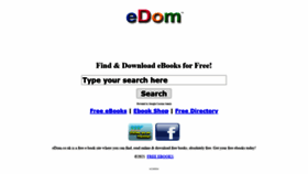 What Edom.co.uk website looked like in 2021 (2 years ago)