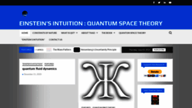 What Einsteinsintuition.com website looked like in 2021 (2 years ago)