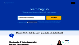 What Englishclass101.com website looked like in 2021 (4 years ago)